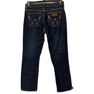 Wrangler Cash No Gap Waistband Cowgirl Riding Western Jeans 100% Cotton Sz 5 / 6